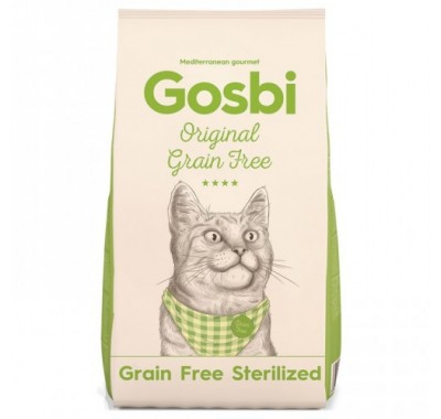 Gosbi Original Cat Grain Free Sterelized Беззерновой корм для стерелизованных котов и кошек 1кг 2956