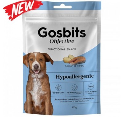 Gosbits Objective Hypoallergenic Функціональні ласощі для собак схильних до алергії 150г 3946