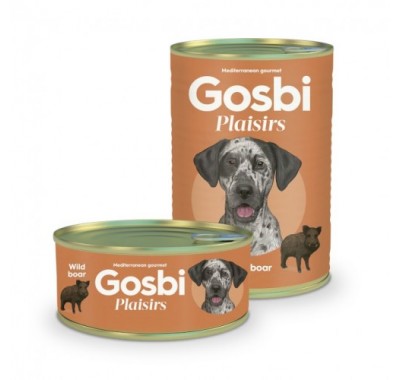 Gosbi Plaisirs Wild Boar для дорослих собак з м'ясом дикого кабана 185г 2123