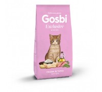   Сухой корм для кошенят Gosbi Exclusive Cat Chicken & Turkey Kitten з куркою та індичкою 1,5 кг 5650