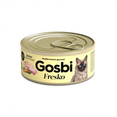 Gosbi Fresko Cat Senior Meat Feas для літніх та стерилізованих кішок 70г 440