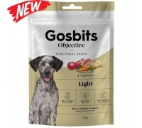 Gosbits Objective Light Функціональні ласощі для собак склоних до зайвої ваги 150г 3915