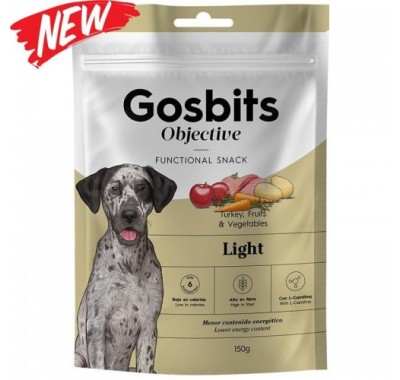 Gosbits Objective Light Функціональні ласощі для собак склоних до зайвої ваги 150г 3915