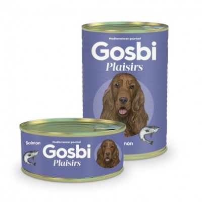 Gosbi Plaisirs Salmon для дорослих собак з лососем 400г 2185
