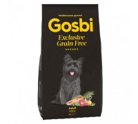 Gosbi Exclusive Grain Free Adult Mini для взрослых собак мини малых пород с ягненком и рыбой 2кг 1037