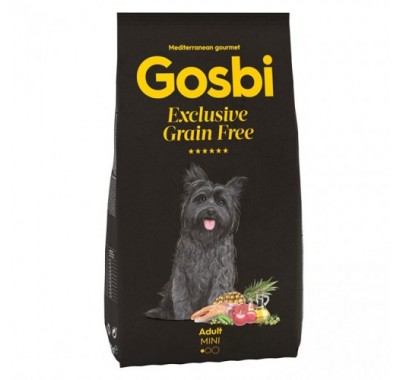 Gosbi Exclusive Grain Free Adult Mini для дорослих собак міні малих порід з ягнятком та рибою 2кг 1037