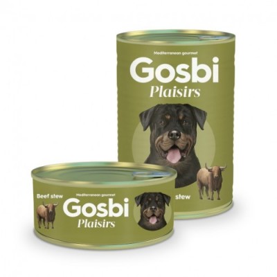 Gosbi Plaisirs Beef Stew для дорослих собак з тушкованою яловичиною 370г 2109