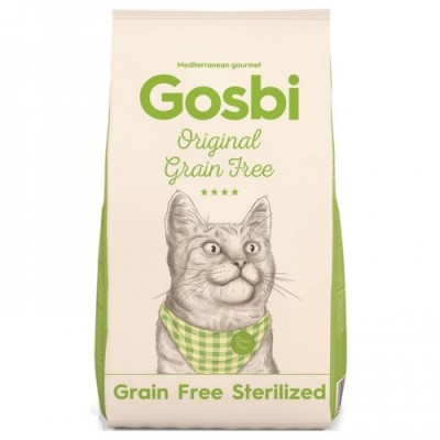 Gosbi Original Cat Grain Free Sterelized Беззерновой корм для стерелизованных котов и кошек 7кг 2970
