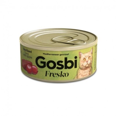 Gosbi Fresko Cat Sterilized Tuna & Apple для стерилізованих кішок 70г 1495