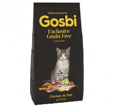 Gosbi Grain Free Chicken & Fish Kitten для котят с курицей и рыбой 2 кг 3663