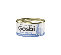  Вологий корм Gosbi Cat Menu Тунець, лосось та морква для дорослих кішок 85г 3694