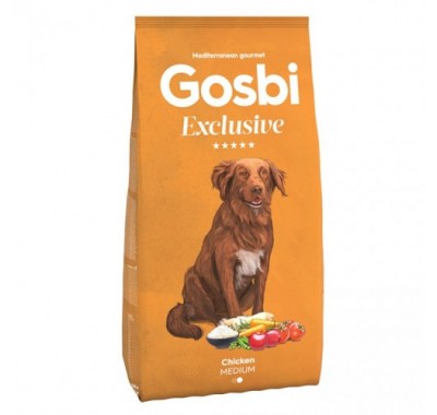 Сухий корм Gosbi Exclusive Chicken Medium для дорослих собак середніх порід з куркою 3кг 1129