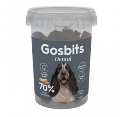 Gosbits Dental Medium Лакомство для чистки зубов для собак средних пород 800г 327