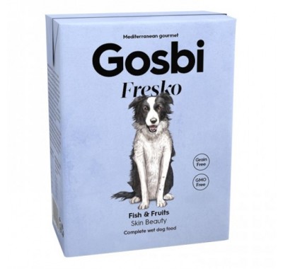 Gosbi Fresko Dog Fish & Fruits з рибою та фруктами 375г 954