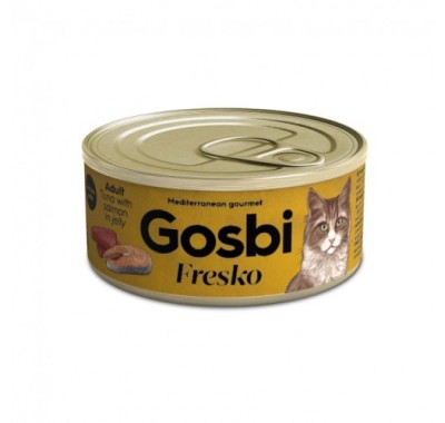 Gosbi Fresko Cat Adult Tuna & Salmon для дорослих кішок з тунцем та лососем 70г 1709