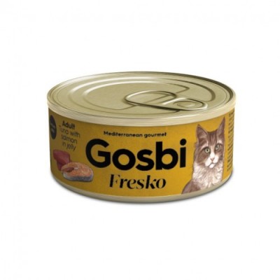 Gosbi Fresko Cat Adult Tuna & Salmon для дорослих кішок з тунцем та лососем 70г 1709