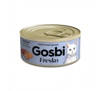 Gosbi Fresko Cat Sterilized Tuna & Shrimp для дорослих кішок з філе тунця та креветками 70г 1488