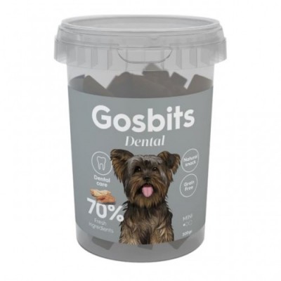 Gosbits Dental Mini Ласощі для чищення зубів для собак міні малих порід 300г 310