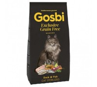 Gosbi Grain Free Duck & Fish Sterilized для стерелізованих котів з качкою та рибою 2кг 3687