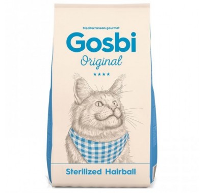 Gosbi Original Cat Sterelized Hairball для виведення вовни для дорослих котів та кішок 3кг 2871