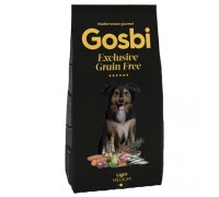 Gosbi Exclusive Grain Free Light Medium для дорослих собак середніх та великих порід з індичкою та білою рибою 3кг 3762