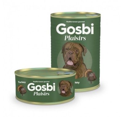 Gosbi Plaisirs Turkey для взрослых собак с индейкой 400г 2062