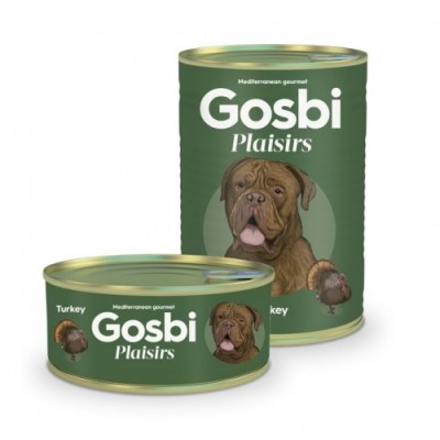 Gosbi Plaisirs Turkey для дорослих собак з індичкою 400г 2062