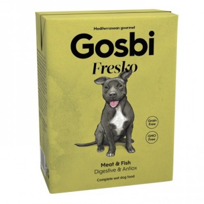 Gosbi Fresko Dog Meat & Fish з м'ясом та рибою 375г 978