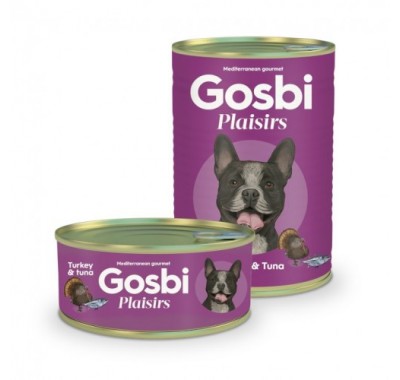 Gosbi Plaisirs Turkey Tuna для взрослых собак с индейкой и тунцом 185г 2079