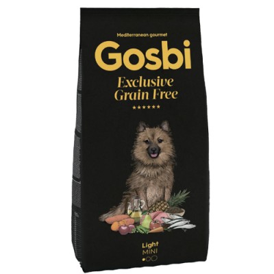 Gosbi Exclusive Grain Free Light Mini для дорослих собак дрібних порід з індичкою та білою рибою 500г 3243