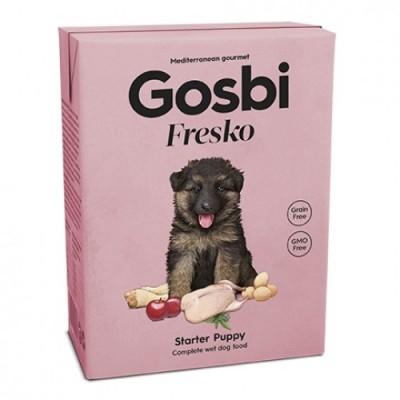 Gosbi Fresko Dog Starter Puppy для цуценят з куркою та качкою 375г 1249