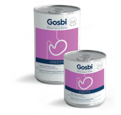 Gosbi Veterinary Diets Dog Obesity Wet консерви для підтримки собак із зайвою вагою, при цукровому діабеті 390г 4837