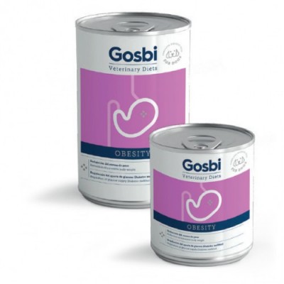 Gosbi Veterinary Diets Dog Obesity Wet консерви для підтримки собак із зайвою вагою, при цукровому діабеті 390г 4837