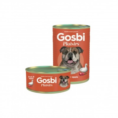 Gosbi Plaisirs Duck Apple для дорослих собак з качкою та яблуком 400г 5353