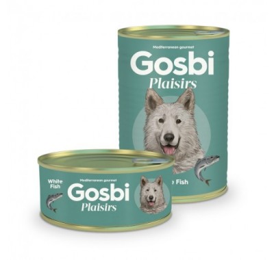 Gosbi Plaisirs White Fish для дорослих собак з білою рибою 370г 2161