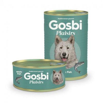 Gosbi Plaisirs White Fish для дорослих собак з білою рибою 370г 2161