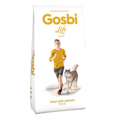 Gosbi Life Vital With Salmon Maxi для дорослих собак великих та гігантських порід з куркою та рибою 15кг 1362