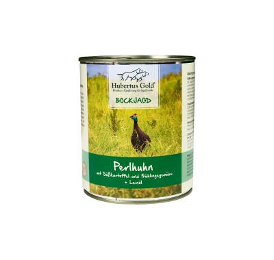 Консервований корм Hubertus Gold Цесарка з бататом та весняним овочами 800 г 669490/1000670/8477