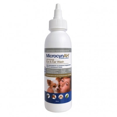 Microcyn Мікроцин Eye&Ear Wash краплі для очей та вух для всіх видів тварин 90 мл 992615