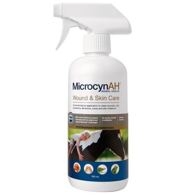 Microcyn Wound&Skin Care спрей Мікроцин для обробки ран та догляду за шкірою тварин 500 мл, 992844