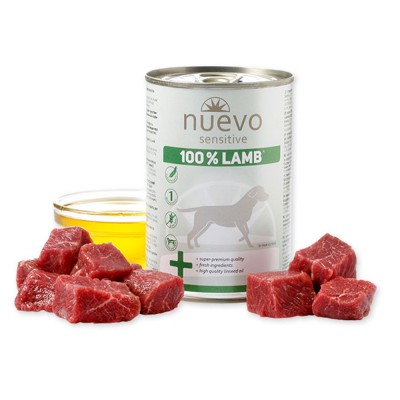 Консерва для собак з чутливим травленням NUEVO SENSITIVE Lamb з ягнятком 400 г, 95160