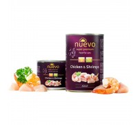 Консерва для кішок NUEVO ADULT Chicken & Shrimps з куркою та креветками 400 г, 95108