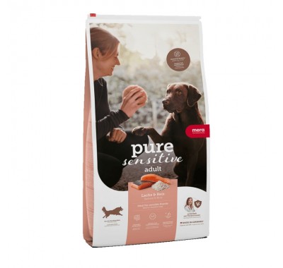 Сухий корм Mera Pure Sensitive Lachs & Reis для дорослих собак з лососем та рисом 1 кг 56881 