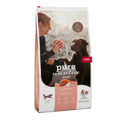 Сухий корм Mera Pure Sensitive Lachs & Reis для дорослих собак з лососем та рисом 1 кг 56881 