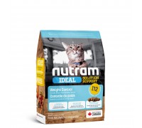 I12_NUTRAM Ideal SS Холістик для дор.котів схильних до зайвої ваги. Рецепт з куркою і вівсянкою, 1.13кг 