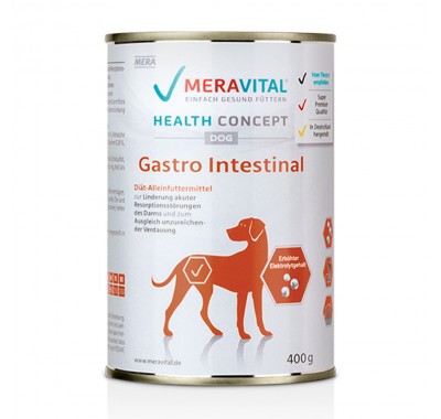 Ветеринарна дієта Mera MVH Gastro Intestinal для собак при розладах травлення 400 г 720074 
