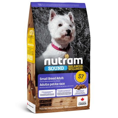 Nutram S7 Sound Balanced Wellness Small Breed Adult 20 кг 