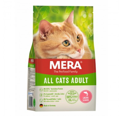 Сухий корм Mera Cats All Adult Salmon для дорослих котів всіх порід з лососем, 10 кг 38545 