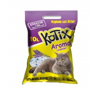 Силікагелевий наповнювач для котячого лотка Kotix Lavender з ароматом лаванди 10 л