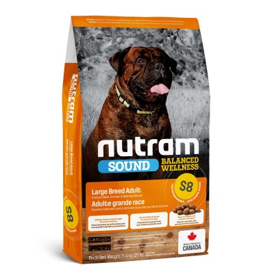 Nutram S8 Sound Balanced Wellness Large Breed Adult 11,4 кг 